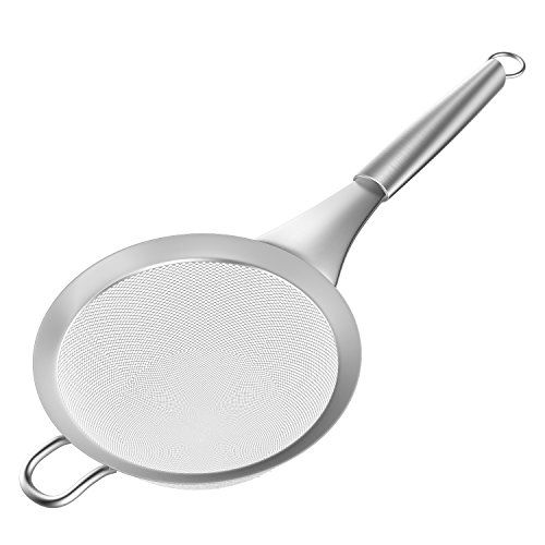 Strainer Steel Mesh Silver Strainer with Handle 