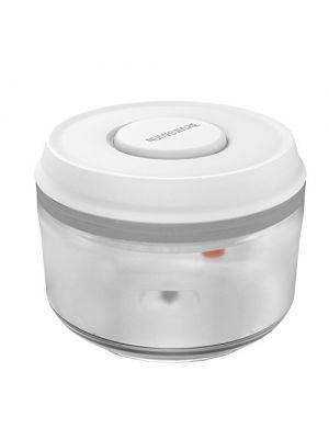Nuovoware 0.52 Quart Round Pop Container / Airtight Food Storage Container with Pop-up Button, Crystal Clear